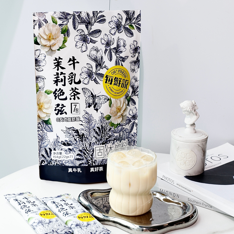每鲜说·茉莉绝弦牛乳茶(7包)1袋装高清大图