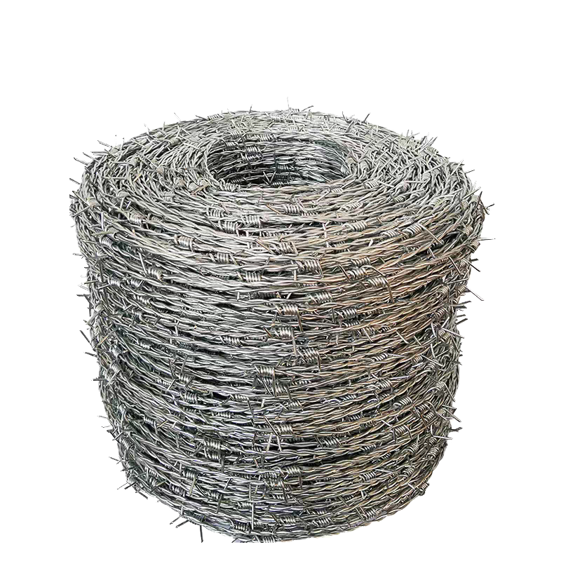 劲脉 镀锌钢丝刺绳 100米双股4.5mm丝粗 卷高清大图