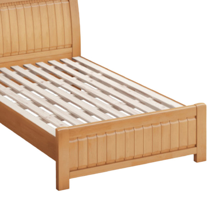 筑亮 实木床 1m榉木色 张高清大图