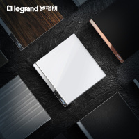 罗格朗(Legrand)插座面板逸远素月白二开多控双联中途开关2开两开双开三控86型家用暗装墙壁电源开关