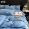 伊伊爱TJ0RY02401190水洗棉磨毛纯色刺绣羽毛系列三件套150*200cm(单位:套)