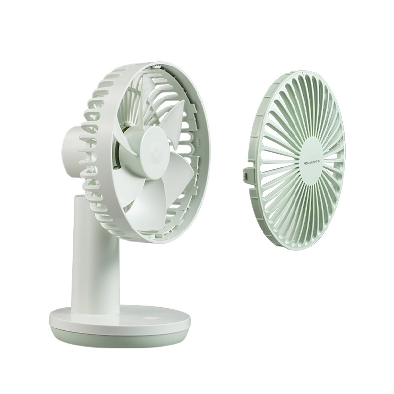 电风扇桌面usb充电式小台扇办公室夹扇餐桌小型家用多功能手持小风扇