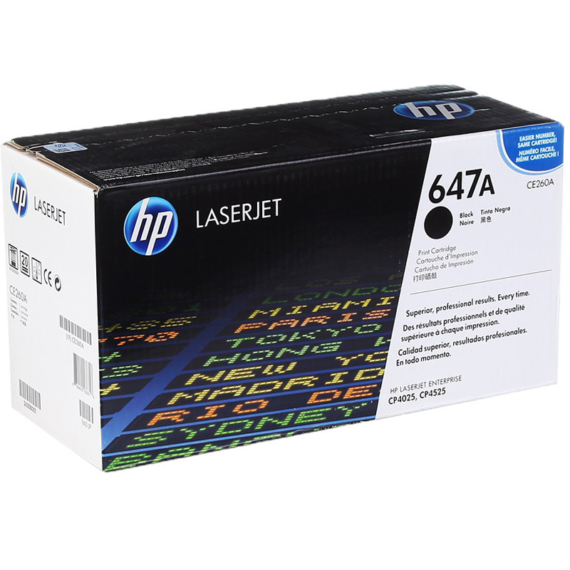 惠普（HP）CE260A 647A 黑色硒鼓高清大图