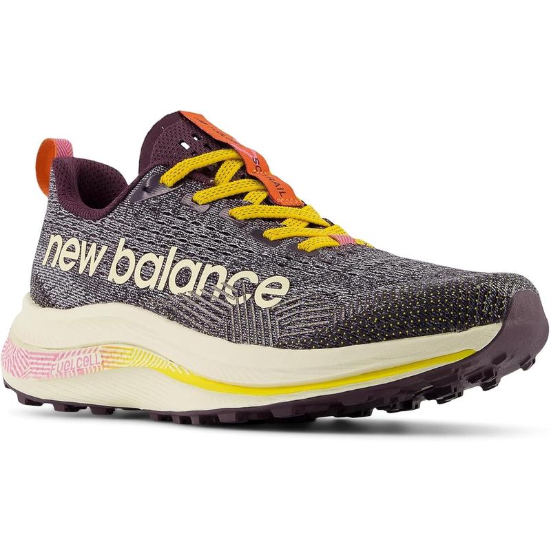 新百伦(New Balance)女款户外休闲鞋轻量透气舒适耐磨专业运动鞋 Plum_Brown/Calcium 37