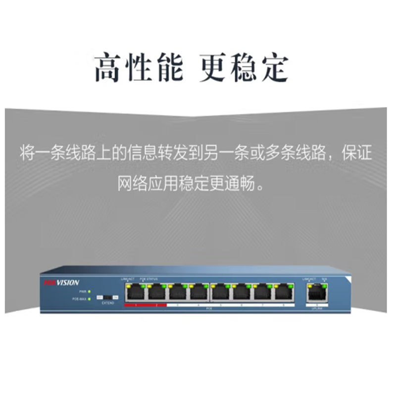 poe交换机6口 支持extend延长模式 52V/1.5A 货期5-10天高清大图