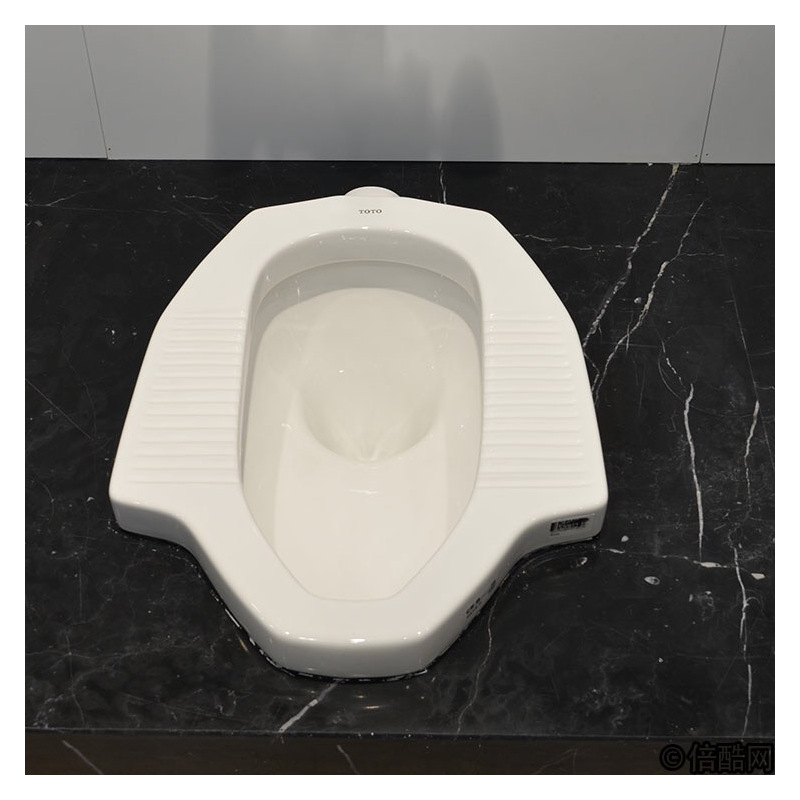 蹲便器cw7bcw8rb手按阀脚踏带前挡板蹲坑蹲厕蹲式大便器