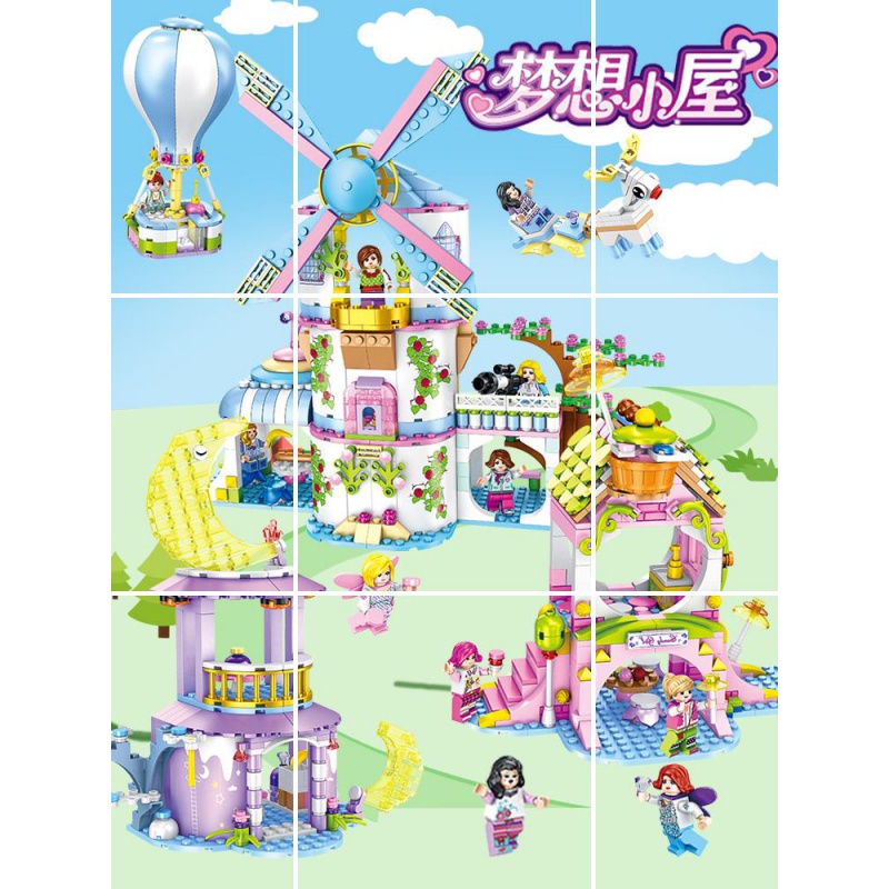 城堡11女孩子女童温莎12爱莎玩具儿童奇缘公主系列冰雪马车积木 豪华温莎城堡送6底板高清大图