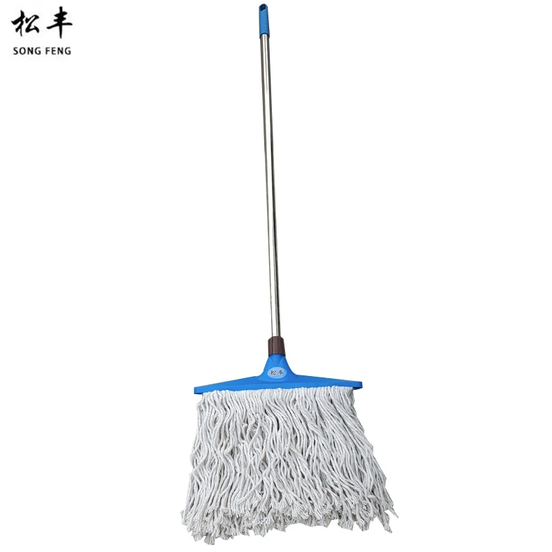 松丰 纯棉加大不掉毛拖把干湿两用拖布 TB-11 把高清大图