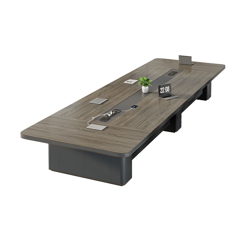 中豫鑫泽 ZYXZ5030139 会议桌简约现代长方形办公室小型会议桌 6.0米单桌