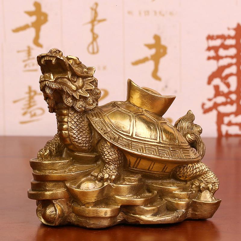 美帮汇铜龙龟摆件元宝神兽龙龟兴财摆件家居装饰品摆件高清大图