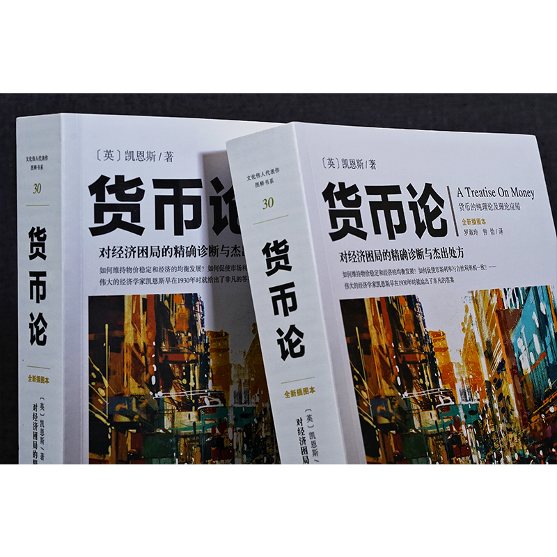 [正版]重庆社货币论 文化伟人代表作图释书系列 凯恩斯著 物价稳定经济均衡发展市场利率自然利率 经济学货币管理高清大图