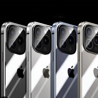 圣幻 苹果iPhone16手机壳16plus保护套苹果16promax双面壳全包磁吸壳金属防摔壳前后透明