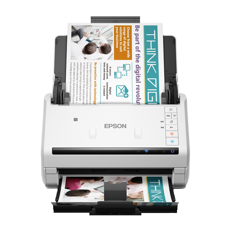 爱普生(EPSON) A4馈纸式高速双面彩色文档扫描仪DS-570W Wifi无线扫描