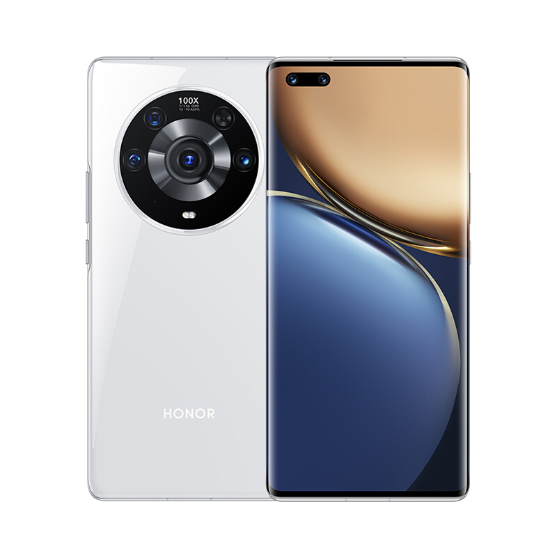 荣耀 Magic3 Pro 8GB+256GB 釉白色 89°超曲屏 骁龙888+ 多主摄计算摄影 全场景超级快充 IP68防尘防水 5G手机