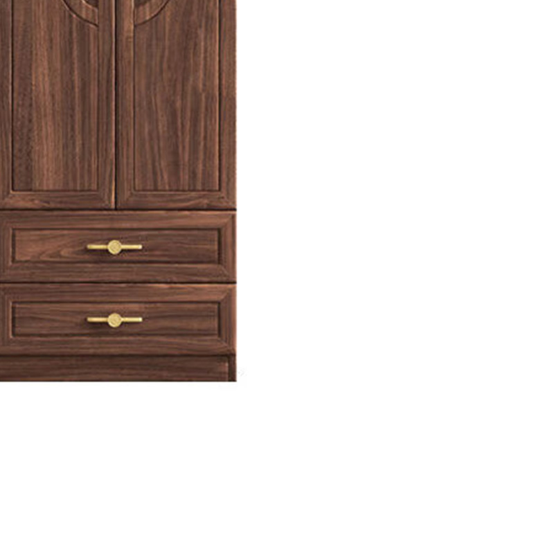 燕全食 实木衣柜 可选颜色 900*550*2000mm 一个高清大图