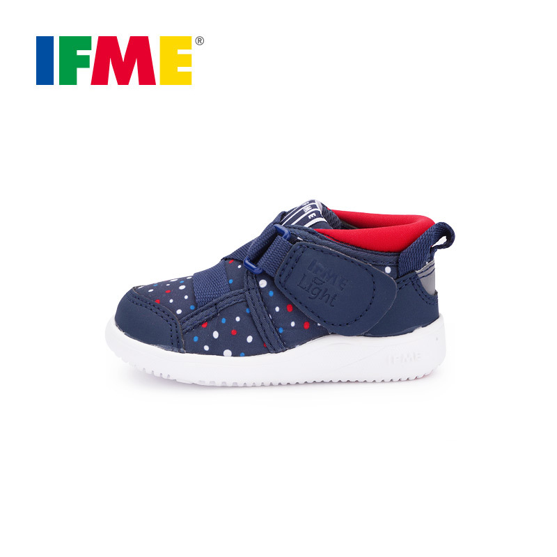 SUPERGA IFME 日本童鞋 22-0101 波点幼儿园室内鞋 儿童透气防滑平底运动鞋 男童女童 一双价