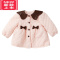 可莉允女童外套秋冬装2022新款韩系小女孩加厚加绒棉服女宝宝时髦棉袄潮