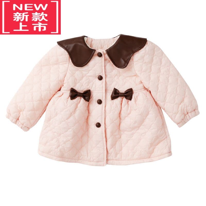 可莉允女童外套秋冬装2022新款韩系小女孩加厚加绒棉服女宝宝时髦棉袄潮图片