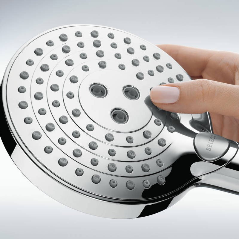 汉斯格雅hansgrohe沄雨Select S120 3速手持花洒三出水挂墙式花洒26014007