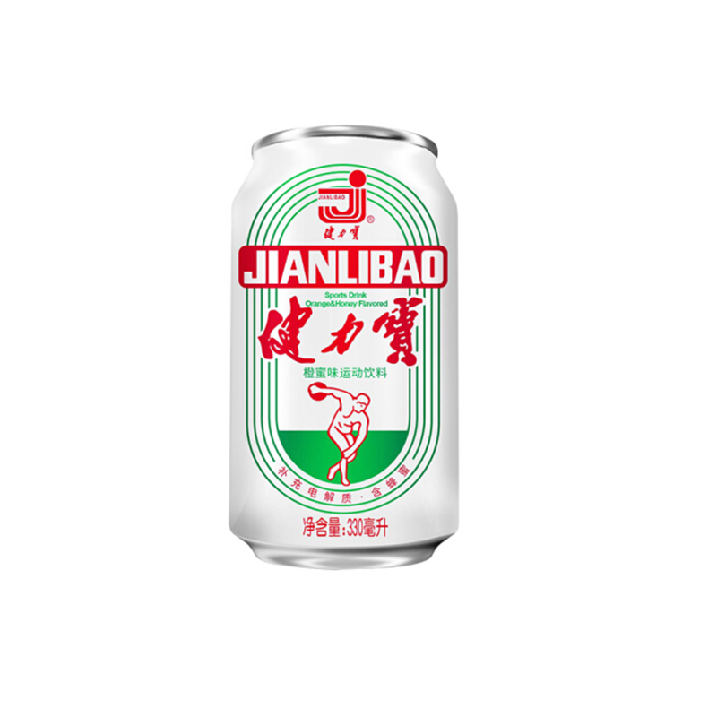 健力宝(JIANLIBAO) 经典纪念罐运动饮料橙蜜味 330ml*24罐整箱