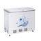 海尔(Haier)FCD-270SEE 270升 蝶形门卧式双温冰柜商用 侧掀门双温冷柜 家用商用二合一冰箱