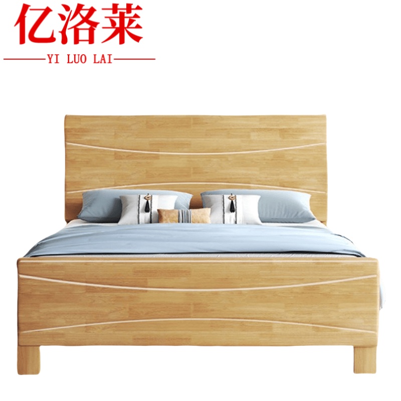 亿洛莱 床+床头柜 1.5*2m 套高清大图