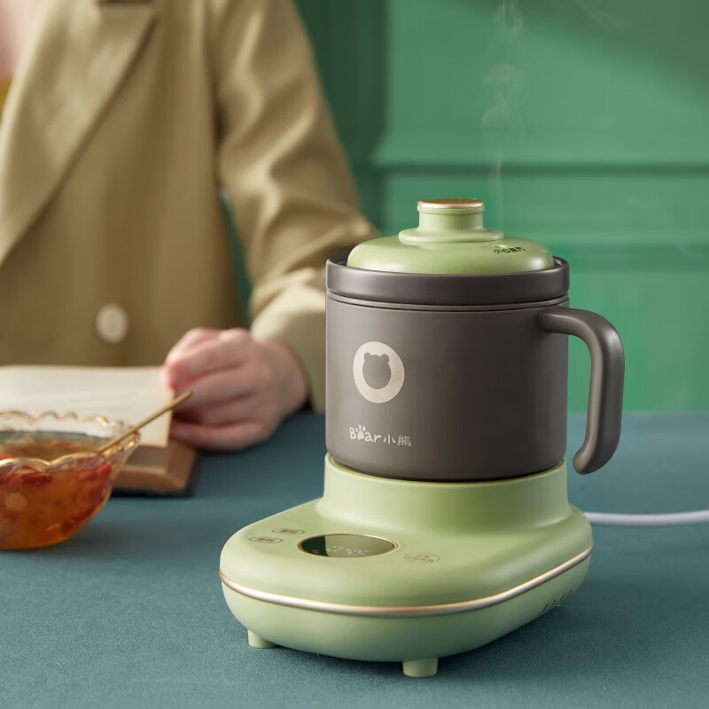 4l迷你养生杯养生壶分体式电热水杯电热杯煮花茶壶炖粥煮粥电炖盅进口