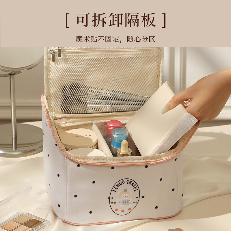 小房子化妆包女2025新款高端大容量便携式收纳外出洗漱护肤品1085高清大图