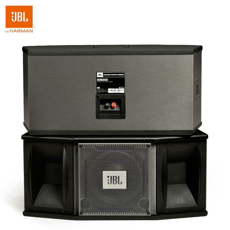JBL KM310 家庭KTV音响 10英寸家用卡拉ok 专业会议舞蹈室K歌音箱 专业客厅家用卡包音响