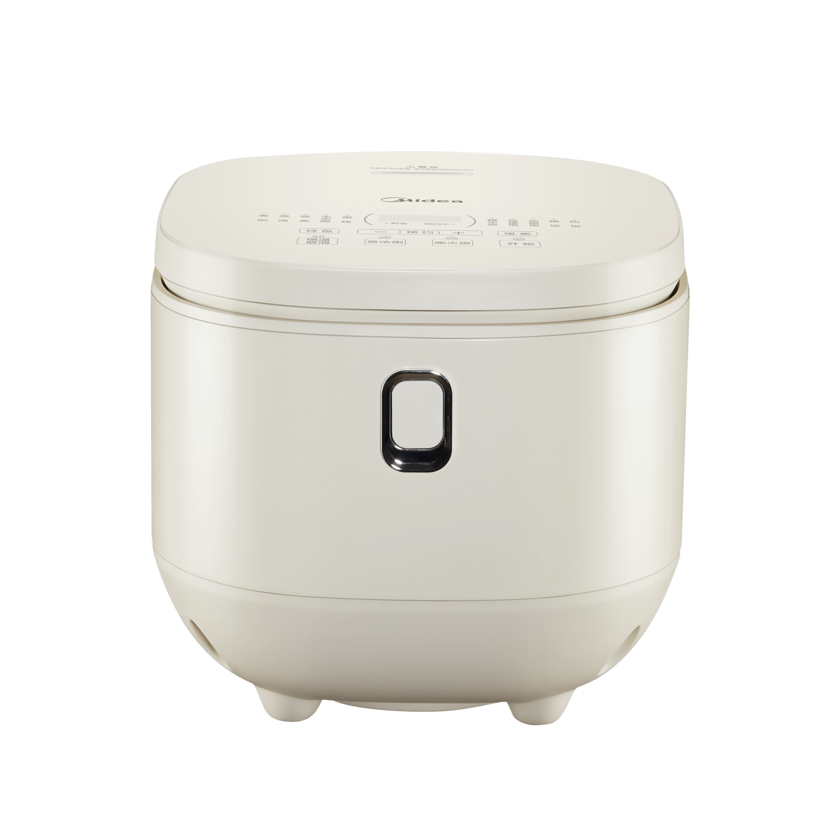 美的(Midea)电饭煲4-5人电饭锅5L银钻内胆12大菜单顶置触控屏家用煮粥微压智能电饭煲 MB-AFB5041RL
