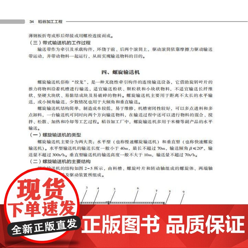 教材.稻谷加工工程高等学校专业教材高等学校粮食工程专业教材中国轻工业十四五规划立项教材沈汪洋王展主编出版年份2024年最高清大图