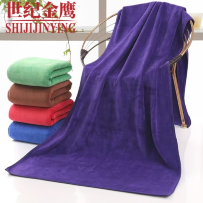 金鹰超细纤维擦车巾吸水浴巾清洁浴巾70*140cm380g/条 380g