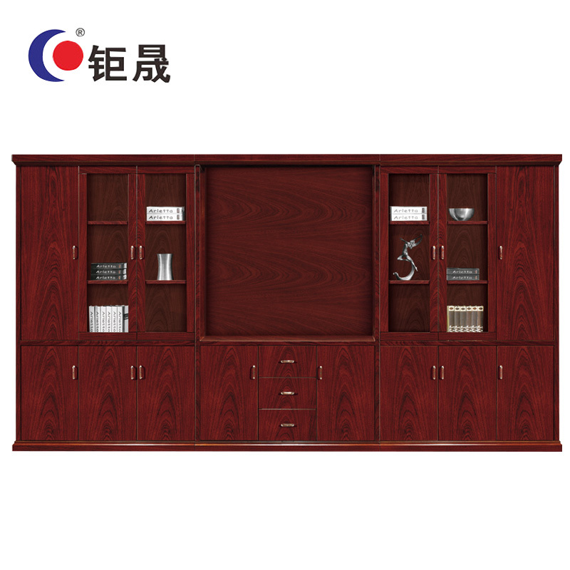 钜晟 油漆文件柜1.35米右三门文件柜JS-JE88103R