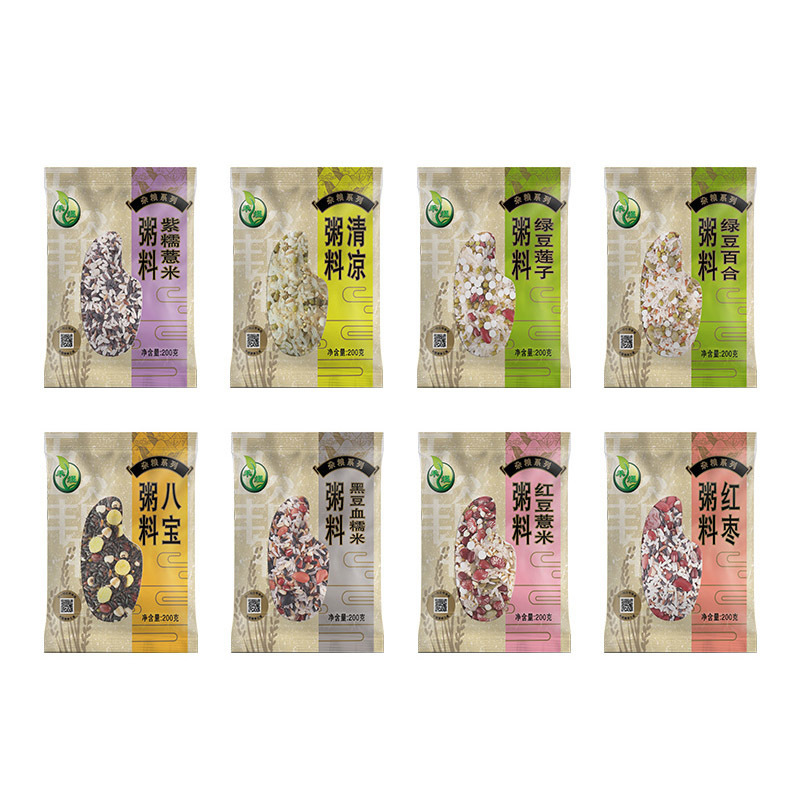 禾家粥稻1600款禾煜黑豆血糯米粥料 禾煜清凉粥料 禾煜绿豆百合粥料 禾煜八宝粥料 禾煜紫糯薏米粥料 禾煜红枣粥料 禾煜