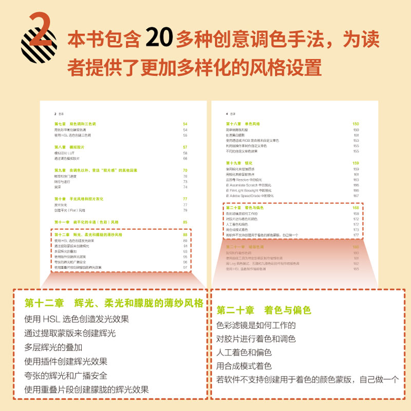 [正版]调色师手册 色彩风格宝典 影视后期书籍达芬奇调色 专业 MV商业广告等调色技巧主流创意调色手法色彩风格软件平台高清大图