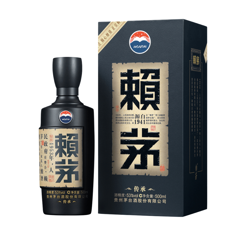 茅台 赖茅 传承蓝 酱香型白酒 53度 500ml/盒 賴茅图片