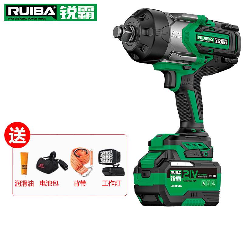 锐霸 锂电无刷电动扳手3/4接口 RB826T/1800牛 8.0AH双电一充 台高清大图