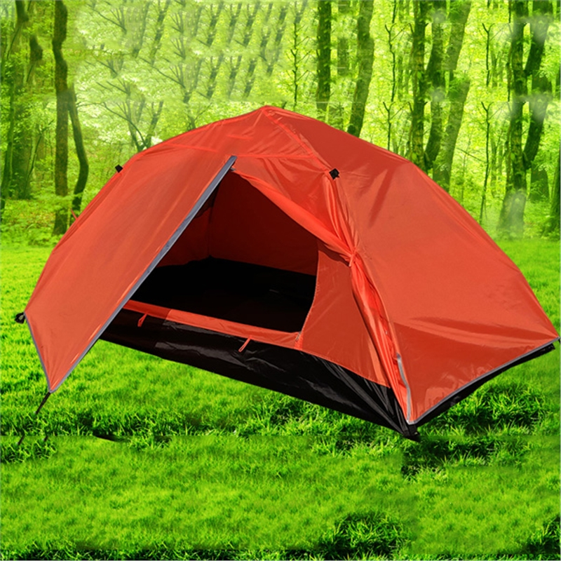 单人帐篷魅扣户外野外野营自动速开便携超轻1人钓鱼登山室内小