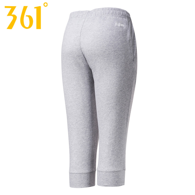 361女装运动裤夏季跑步裤子361度休闲透气运动七分裤训练短裤Y