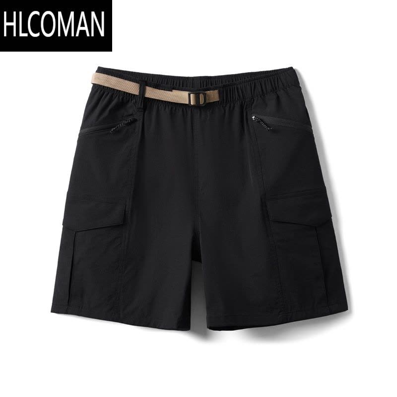 HLCOMANmwood简木男装[宽松版]145g四面弹轻户外吸湿速干工装短裤图片