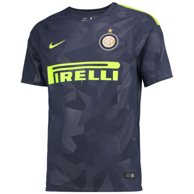 耐克NIKE 国际米兰17-18男第二客场足球队服国米短袖球衣847272-472