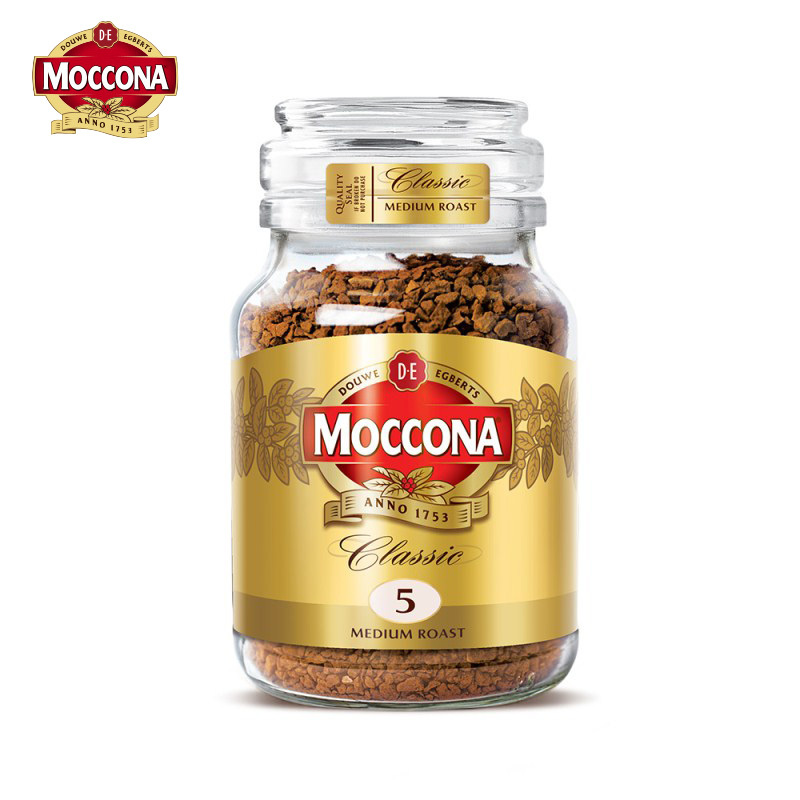 荷兰进口 MOCCONA 摩可纳经典中度烘焙冻干速溶咖啡100g瓶装