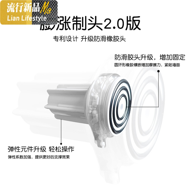 免打孔安装卷帘手拉式升降百叶遮阳光浴室卫生间家用防水卷帘窗帘 三维工匠高清大图