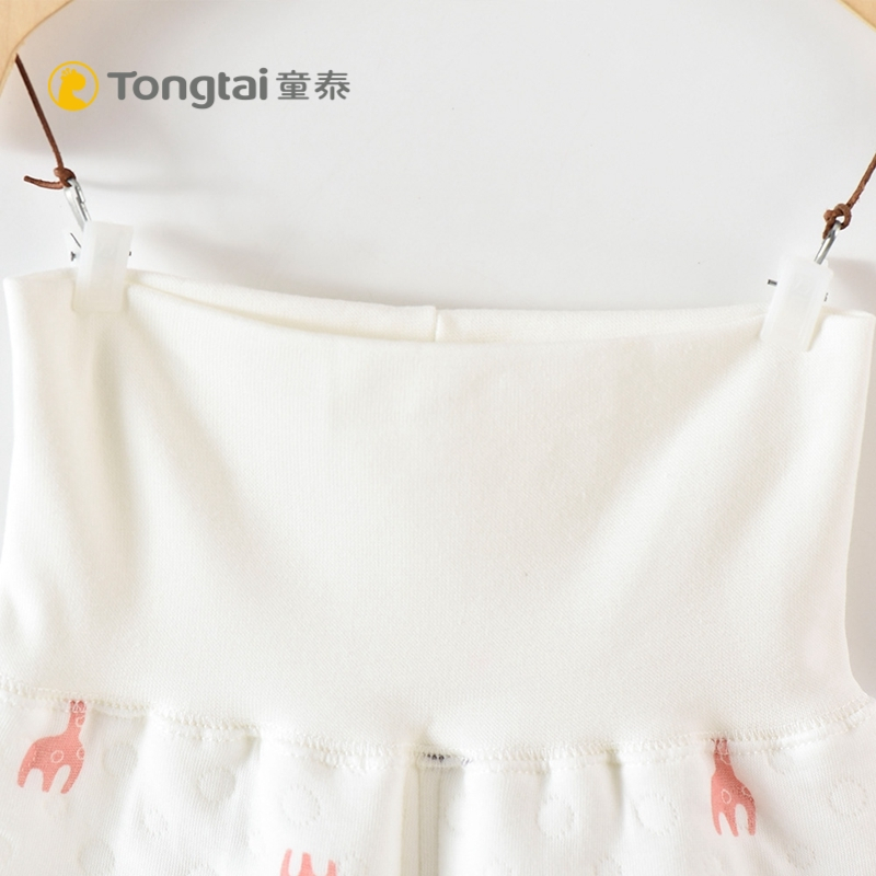 童泰(TONGTAI)2019年秋冬款婴儿长裤5-24月男女宝宝长裤高腰保暖裤护肚裤童装儿童服装儿童裤子