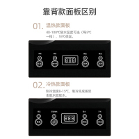 志高智能双显饮水机家用智能全自动下置水桶小型立式泡茶艺多功能温热型折叠款香槟金茶吧机JBCK-01