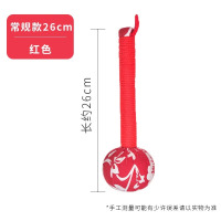 艾草养生锤加长款经络敲打按摩锤肩颈背腿全身穴位家用艾灸锤 花布26cm按摩捶-红色（艾草填充）