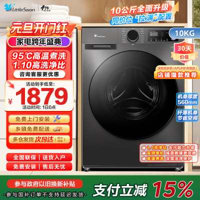 小天鹅滚筒洗衣机TG100V098PRO