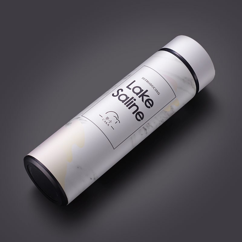 茶卡caka保温杯时尚女男士真空不锈钢水杯情侣学生便携茶杯450ml盐湖