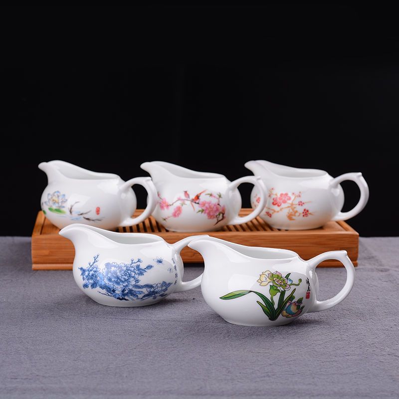 苏宁放心购茶海公道杯茶具配件功夫茶具分茶器陶瓷厚高白瓷公杯茶杯