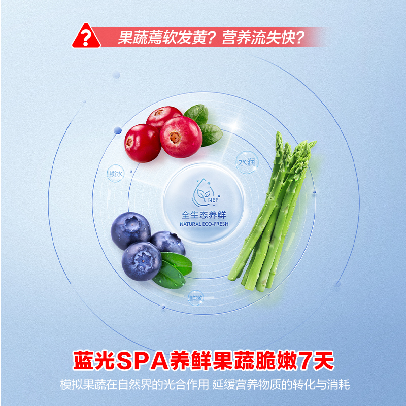 容声501pro IDP净味法式四门双系统家用风冷白色冰箱以旧换新补贴BCD-501WD3MPZ